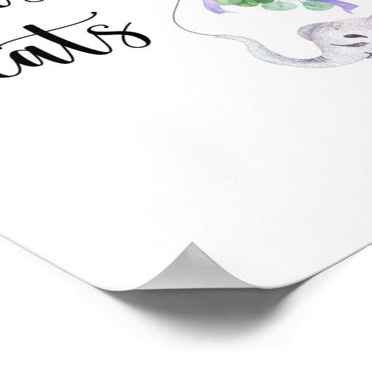 Poster Eléphant & Balloon - baby showers sucrés et friand (Coin)