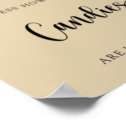 Poster Elephant Balloon - devinez combien de bonbons (Coin)