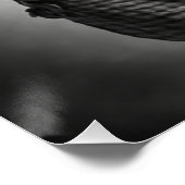 Poster Elephant bébé dans un ballon à air chaud (Coin)