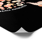 Poster Eléphant Bombe Orange Leukemia Aware (Coin)