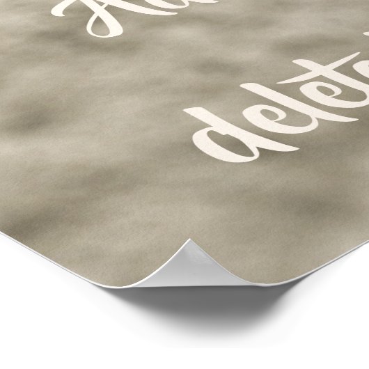 Poster Éléphant | Citation facultative, dire, texte (Coin)