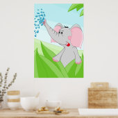 Poster Eléphant d'Afrique (Cuisine)
