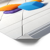 Poster Eléphant dans le bain (Coin)