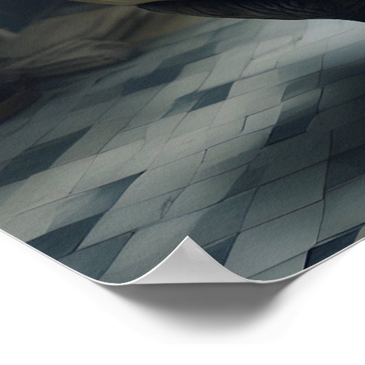 Poster Eléphant dans le bain (Coin)