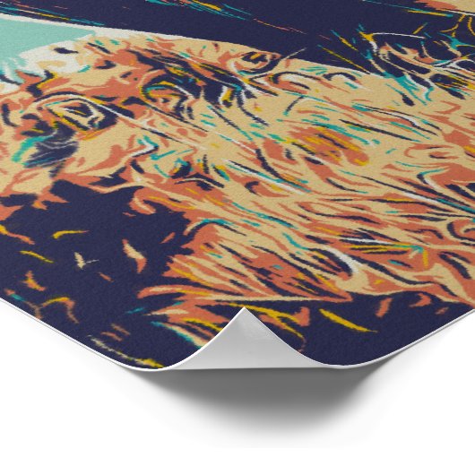 Poster Elephant du Kenya, Parc national Aberdare (Coin)