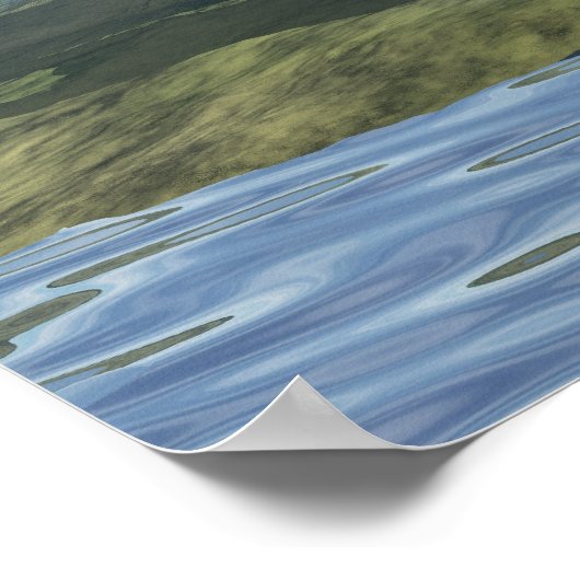 Poster Eléphant et bébé (Coin)