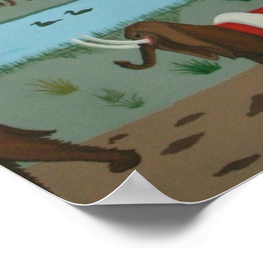 Poster Elephant et licorne (Coin)