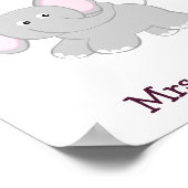 Poster Eléphant - Faits (Coin)