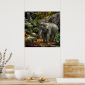 Poster Elephant Family RAIN FOREST PARTI (Cuisine)