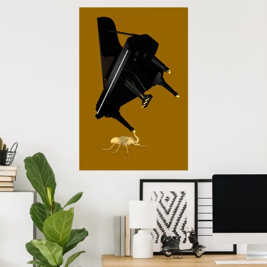 Poster Éléphant-fourmi puissant (Bureau à domicile)