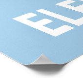 Poster éléphant Garder le calme et l'amour Eléphan (Coin)