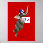 Poster Eléphant GOP (Devant)