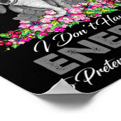 Poster Elephant I Have Schizophrenia I Dont Have The Ene  (Coin)