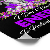 Poster Eléphant J'Ai Des Cadeaux De Sensibilisation À La  (Coin)