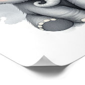 Poster Elephant Jungle Nursery Wall Art (Coin)