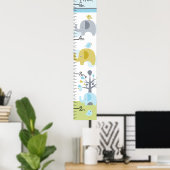 Poster Elephant Love Growth Chart Gardez à 8x44! (Bureau à domicile)