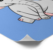 Poster Eléphant mignon (Coin)