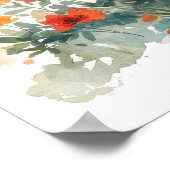 Poster Eléphant mignon avec aquarelle à ballon Illustrati (Coin)