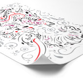 Poster éléphant orné (Coin)