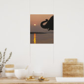 Poster Elephant, Parc national de Chitwan, Népal (Cuisine)