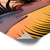 Poster éléphant peindre l'inde enfant mère vie heureuse (Coin)