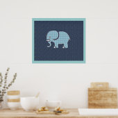 Poster éléphant pour murs (Cuisine)