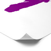 Poster Eléphant pourpre (Coin)