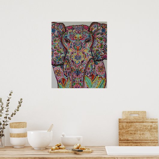 Poster Eléphant précieux (Cuisine)