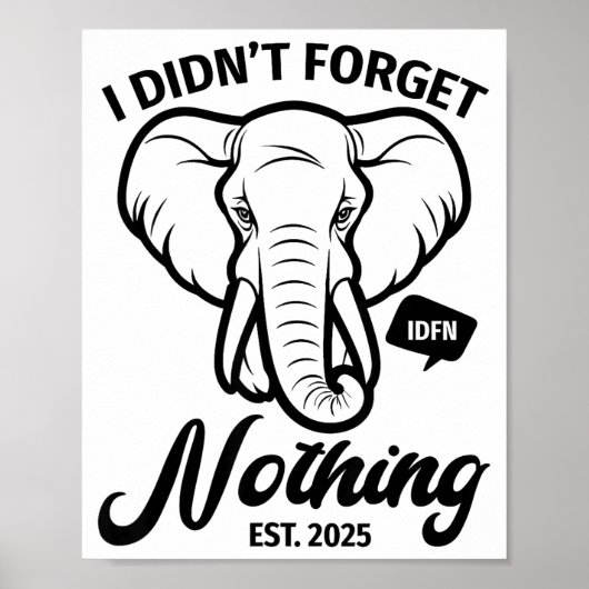 Poster Elephant Quote, Elephant Lover, Elephant Zoo Anima (Devant)
