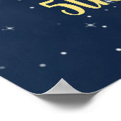 Poster Elephant rose et la marine fête d'anniversaire Bie (Coin)