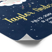 Poster Elephant rose et la marine statistiques de naissan (Coin)