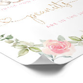 Poster Eléphant rose vif Devine combien d'arachides Poste (Coin)