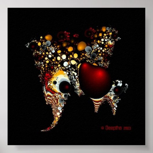 Poster Eléphant royal indien (Devant)