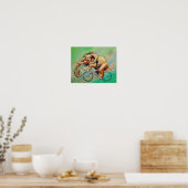Poster Eléphant sur un vélo II (Cuisine)