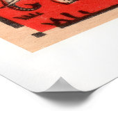 Poster Elephant Three Elephants Vintage Matchbox Label (Coin)