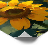 Poster Eléphant vivant dans la peinture sur terrain de to (Coin)