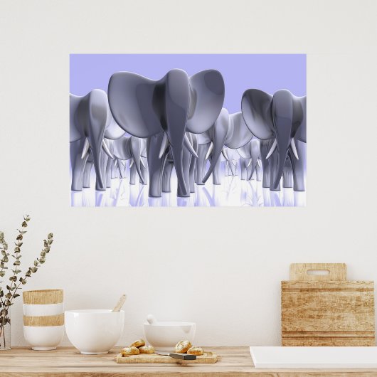 Poster Eléphants ! (Cuisine)