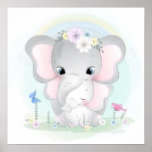 Poster Eléphants (Devant)