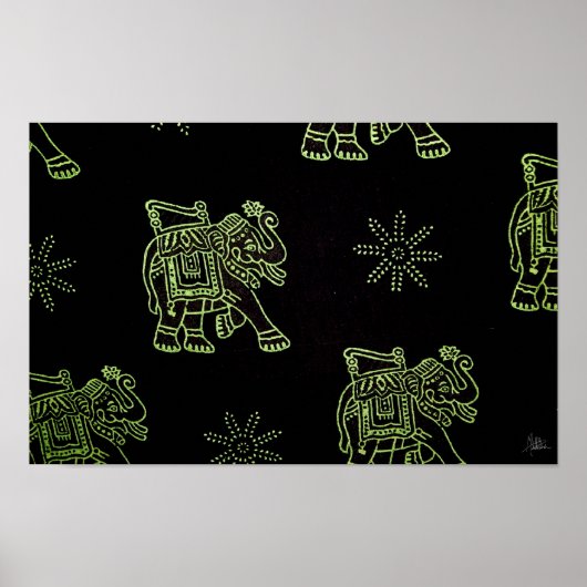 Poster Elephants [Art Print] (Devant)