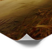 Poster Eléphants asiatiques en Thaïlande sous un coucher  (Coin)