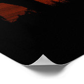 Poster Eléphants au coucher du soleil (Coin)