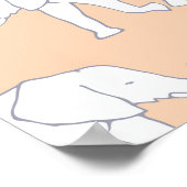 Poster Eléphants blancs (Coin)