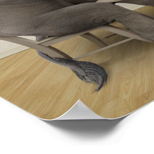 Poster Elephants having tea party (Coin)