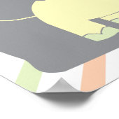 Poster Eléphants jumeaux pour bébés | Bannière Ping (Coin)