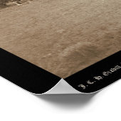 Poster élevage de bovins à Moss Agate SD 1887 (Coin)