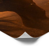 Poster Élevage de chevaux majestueux de Dark Bay à la lum (Coin)