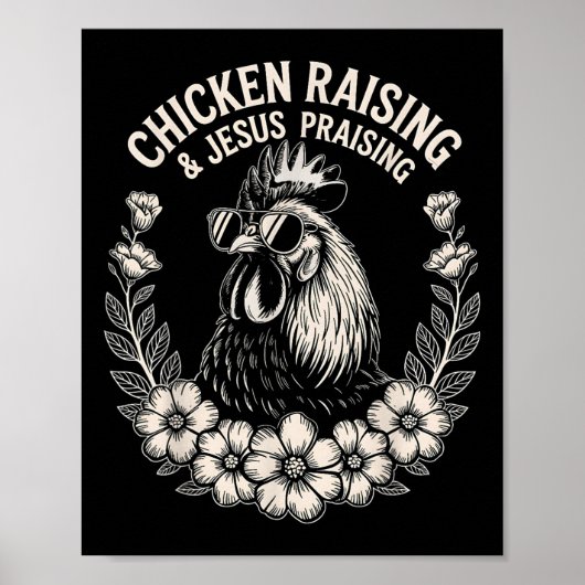 Poster Élevage De Poulet Et Louange De Jésus (Devant)