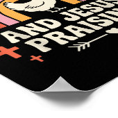 Poster Élevage De Poulet Et Louange De Jésus (Coin)