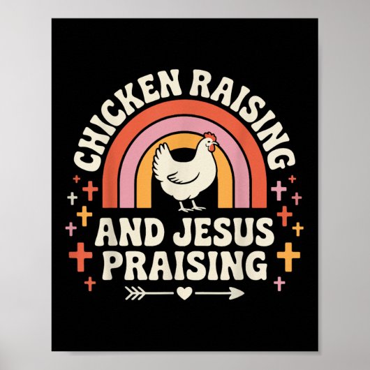 Poster Élevage De Poulet Et Louange De Jésus (Devant)