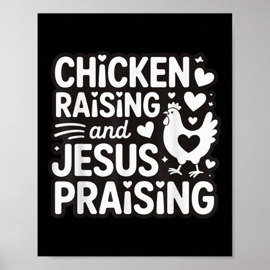 Poster Élevage De Poulet Et Louange De Jésus (Devant)
